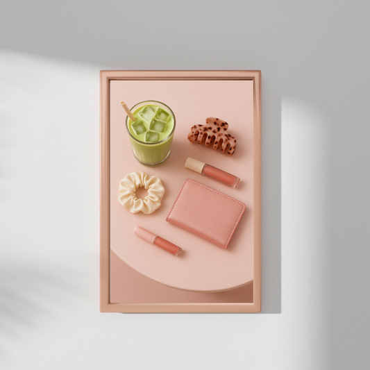 plakat Matcha Aesthetic