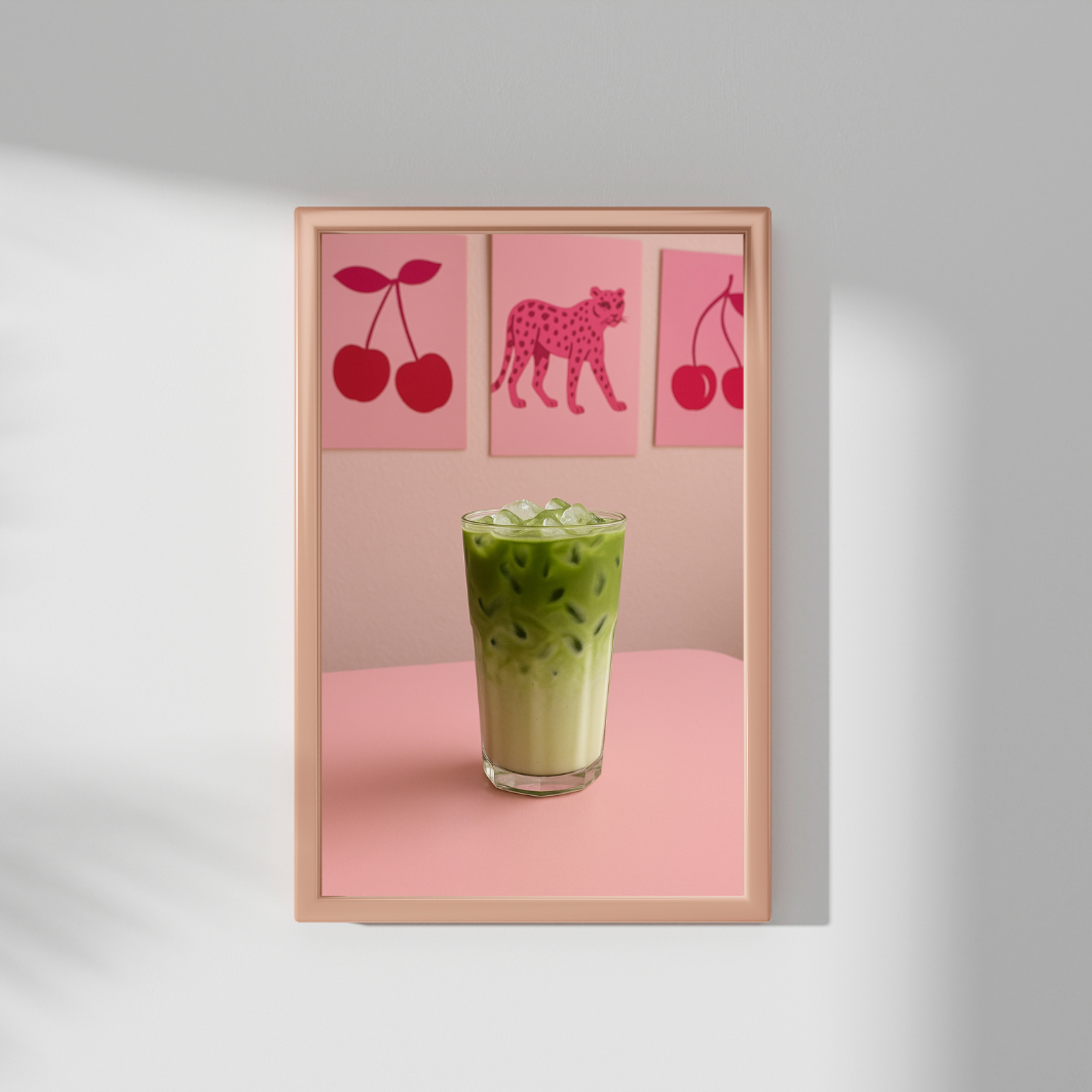 plakat Pink Matcha